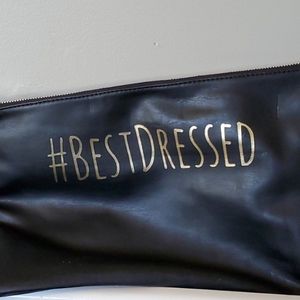 Deux Lux faux leather clutch